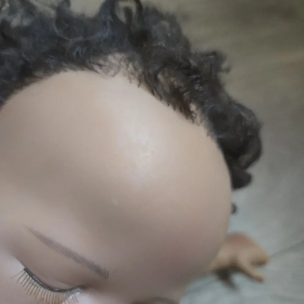 Ashton Drake Reborn Doll Marissa May Black Curly Hair Sleeping Vinyl 18